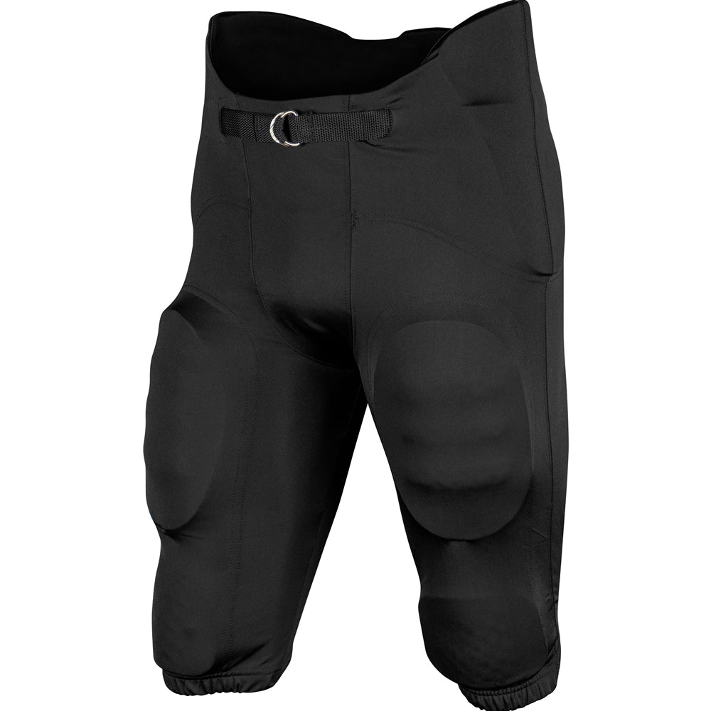 TERMINATOR-2 Integrated Football Pant - Black - Youth - 2XS
