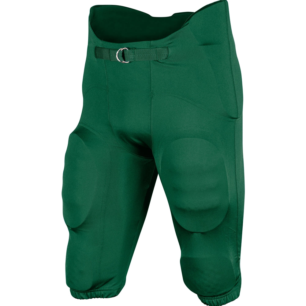 TERMINATOR-2 Integrated Football Pant - Forest Green - Youth - Small