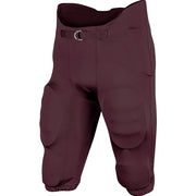 TERMINATOR-2 Integrated Football Pant - Maroon - Youth - Small