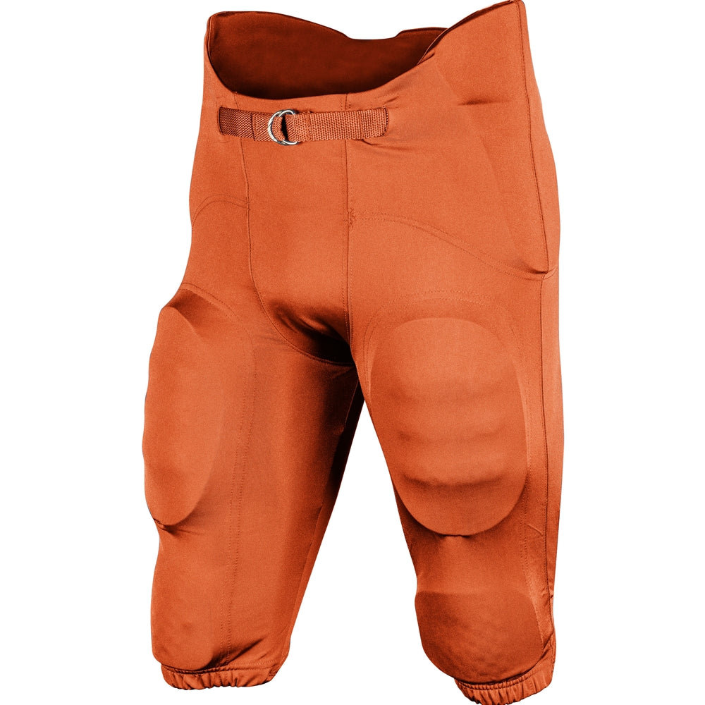 TERMINATOR-2 Integrated Football Pant - Orange - Youth - Husky