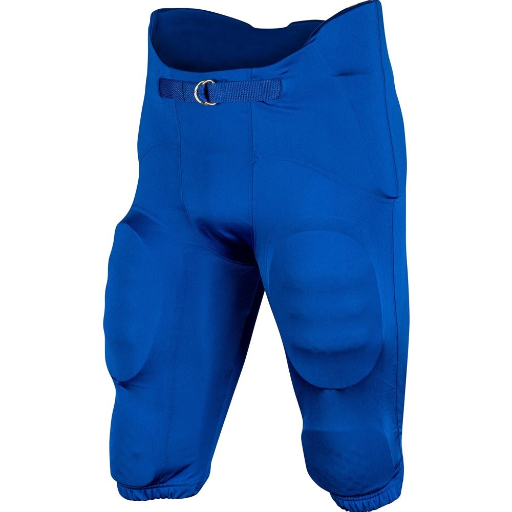 TERMINATOR-2 Integrated Football Pant - Royal - Adult - Small