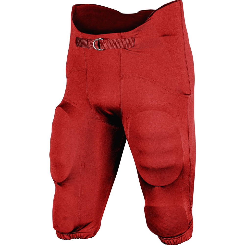TERMINATOR-2 Integrated Football Pant - Scarlet - Youth - Medium