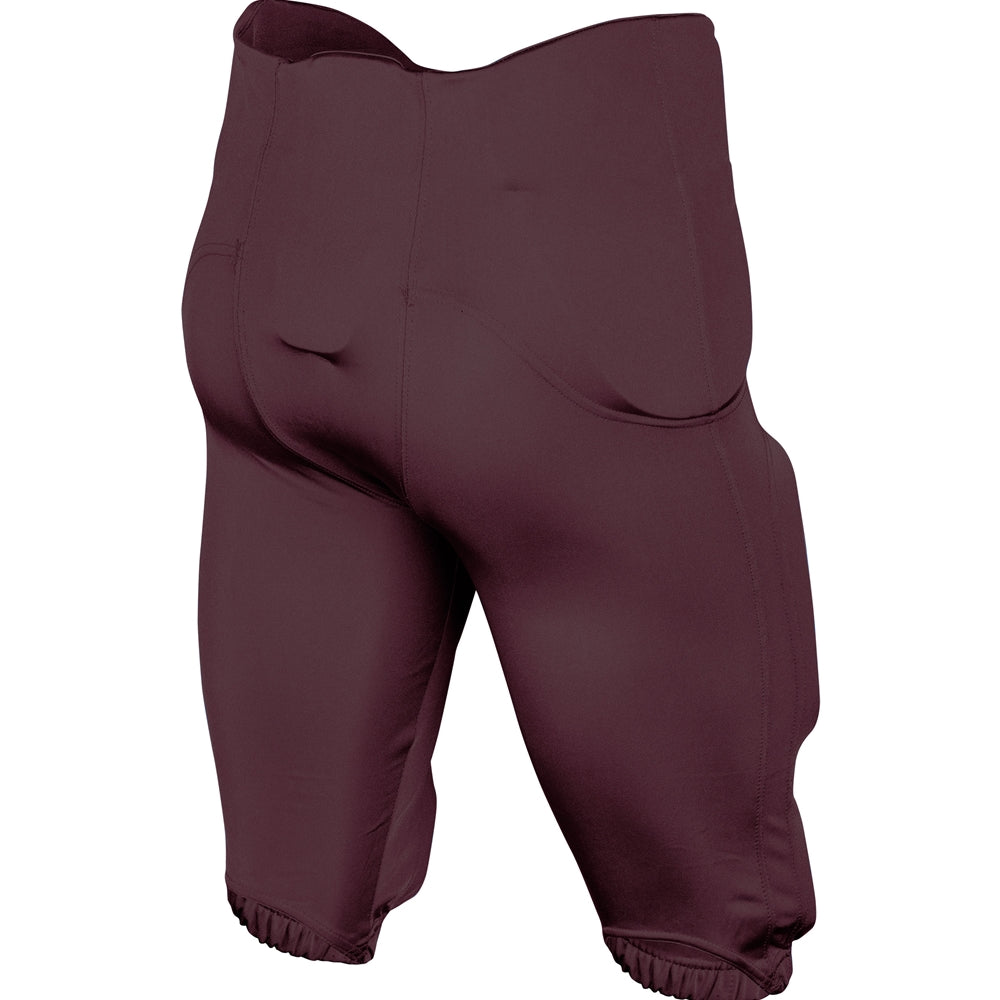 TERMINATOR-2 Integrated Football Pant - Maroon - Youth - Small