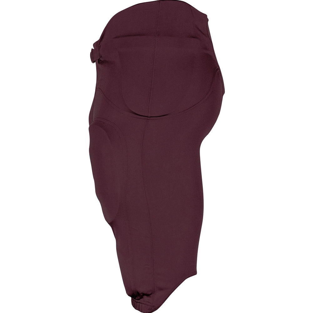 TERMINATOR-2 Integrated Football Pant - Maroon - Youth - Extra-Small