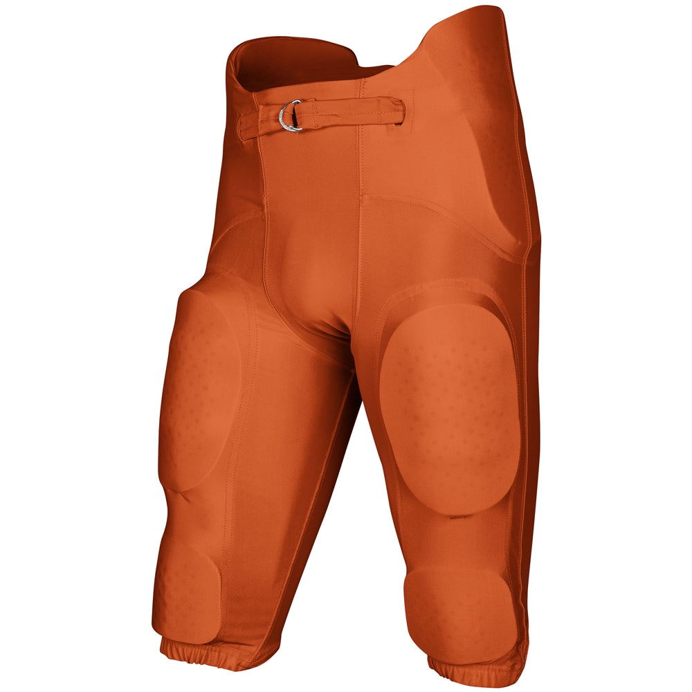 BOOTLEG-2 Integrated Football Pant - Orange - Youth - Medium