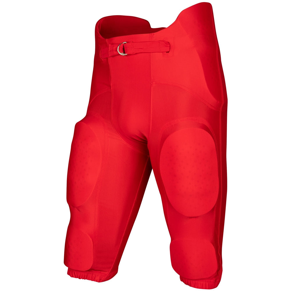 BOOTLEG-2 Integrated Football Pant - Scarlet - Youth - Extra-Small