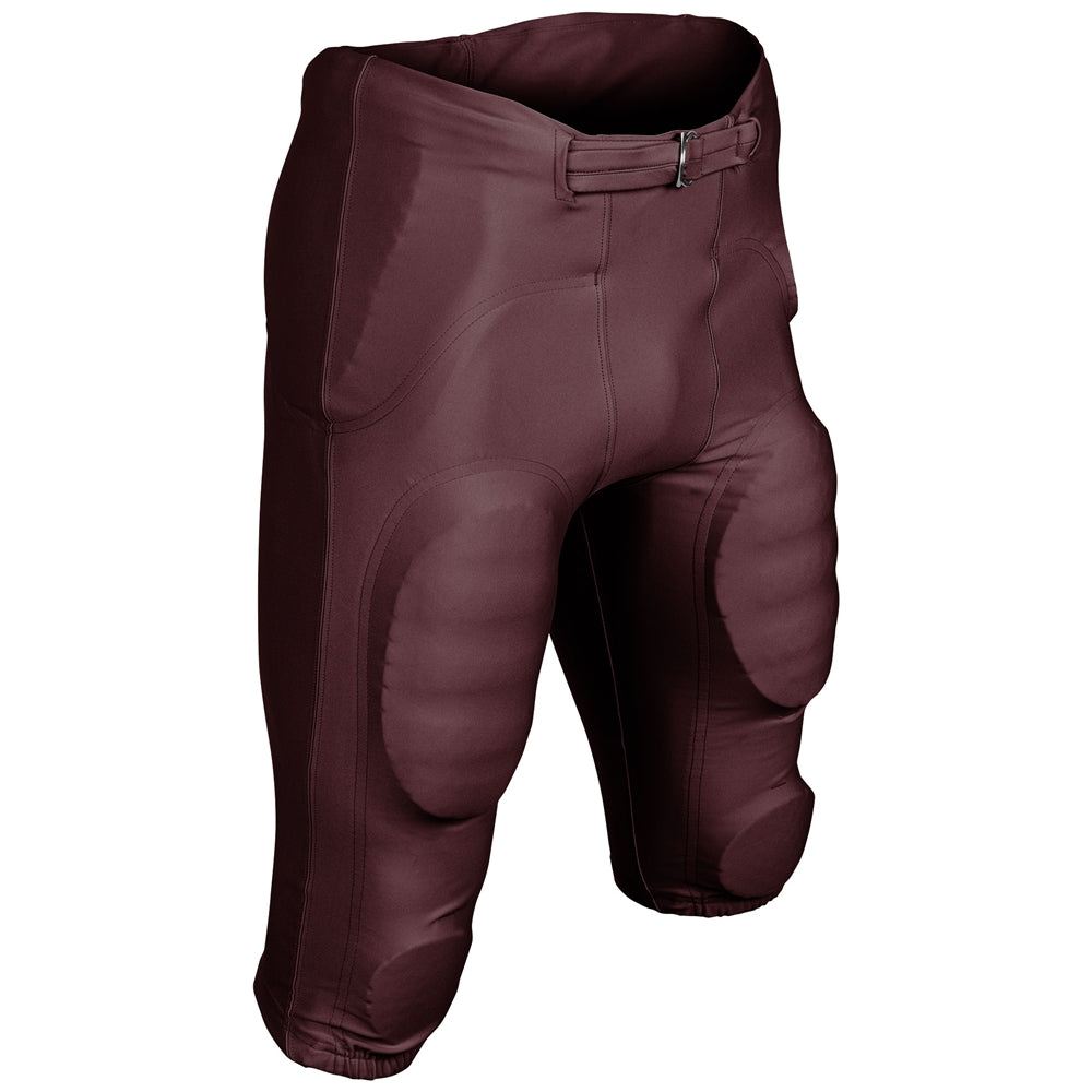 Bootleg 3 Football Pants - Maroon - Youth - 2XS