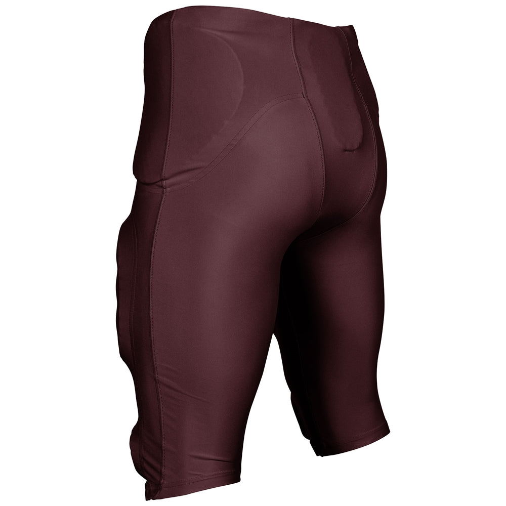 Bootleg 3 Football Pants - Maroon - Adult - Small