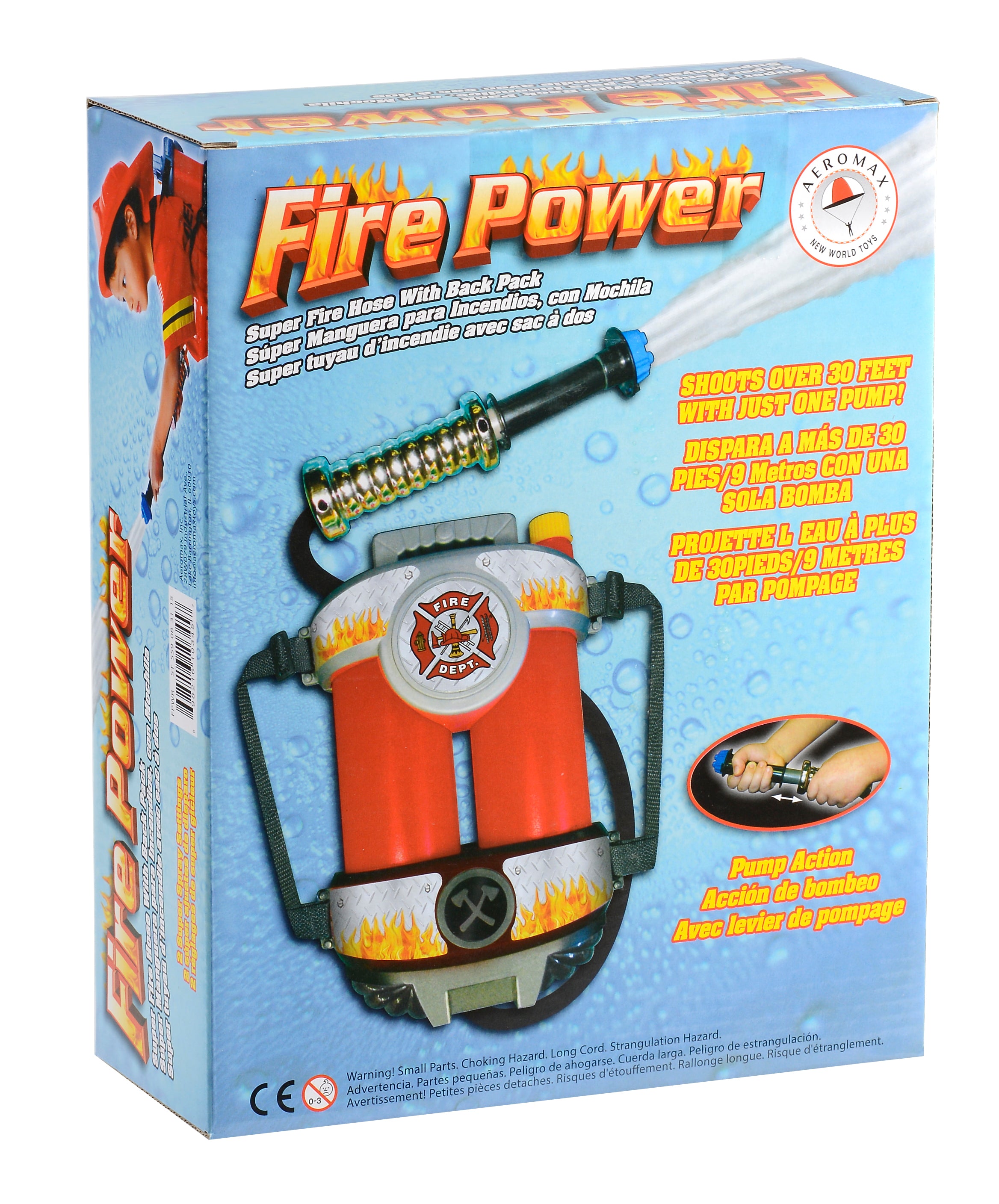 Fire Power, Super Fire Hose With Back Pack