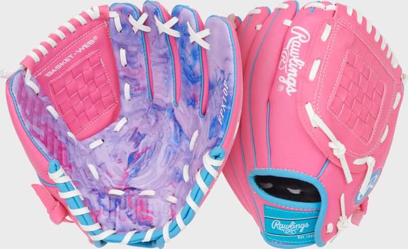 Rawlings Flex Palm Series 10-Inch Baseball Glove - Right Hand Thrower - Pink