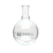 United Scientific® Boiling Flask, Round Bottom, Ground Joints, 500 mL, comes with 6