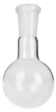 Flask Round Bottom 125ml, 24/40 Joints Borosilicate Glass.