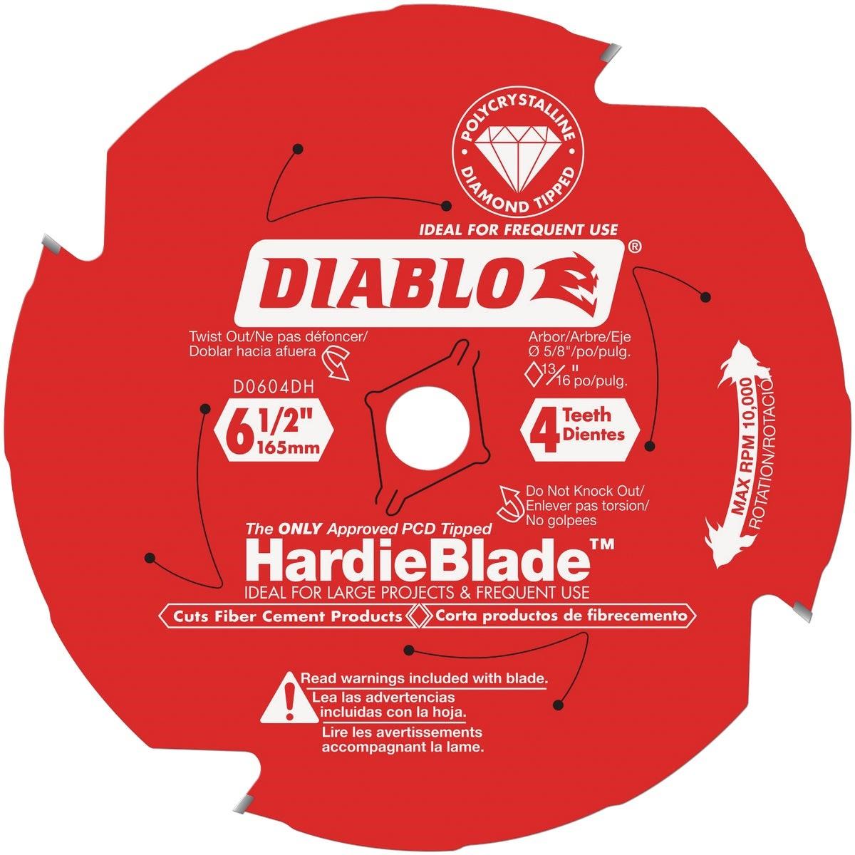 D0604DH Freud and Diablo HardieBlade, PCD Fiber Cement Circular Saw Blade