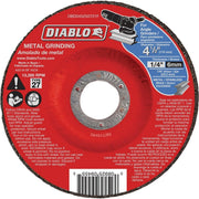 Diablo Type 27 4-1/2 In. x 1/4 In. x 7/8 In. Metal Grinding Cut-Off Wheel