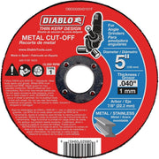 Diablo Type 1 5 In. x 0.040 In. x 7/8 In. Metal Cut-Off Wheel