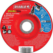 Diablo Type 27 5 In. x 1/8 In. x 7/8 In. Metal/Stainless Grinding Cut-Off Wheel