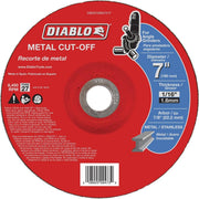 Diablo Type 27 7 In. x 1/16 In. x 7/8 In. Metal Cut-Off Wheel