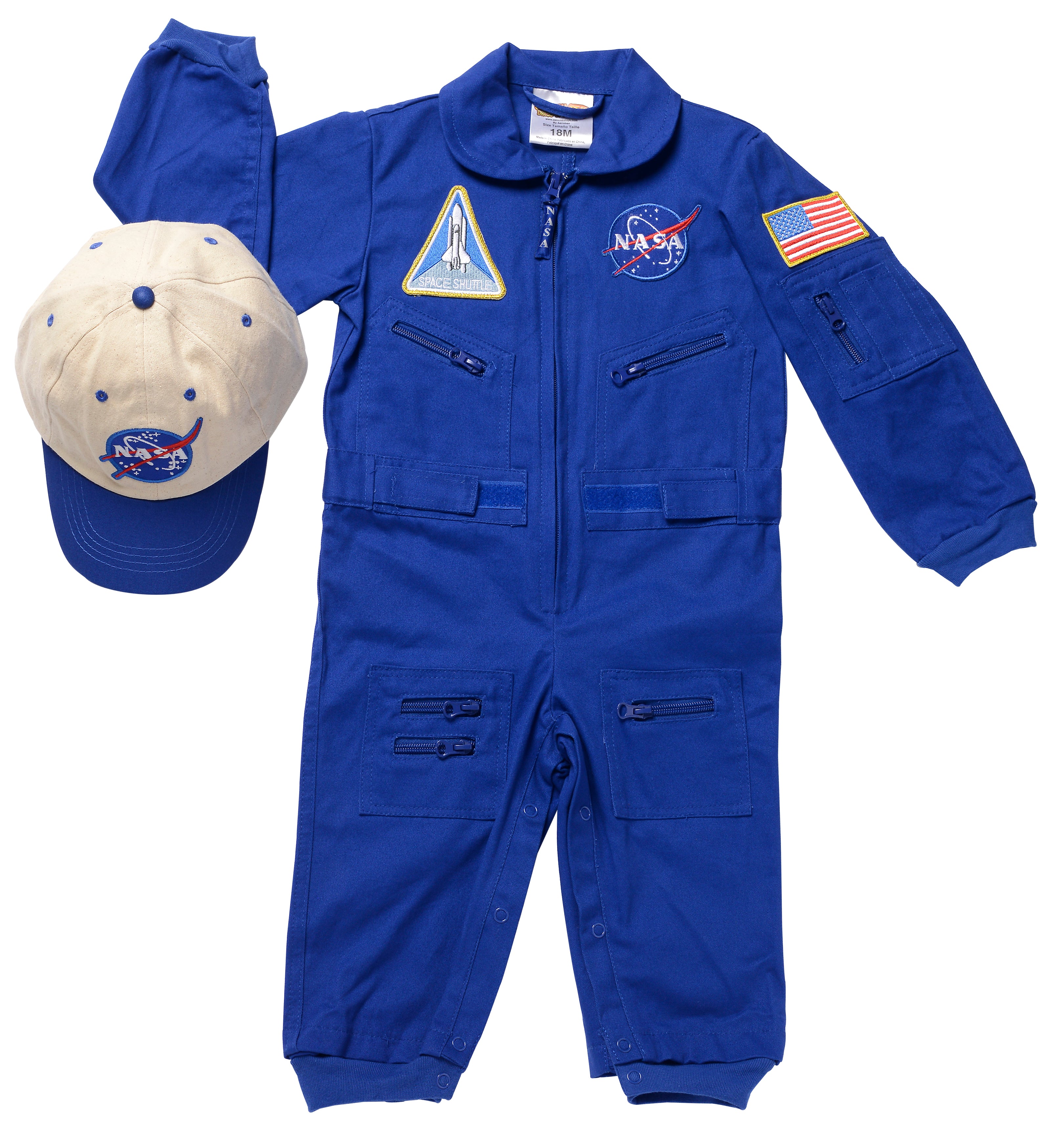 Flight Suit With Embroidered Cap, Size 18 Month