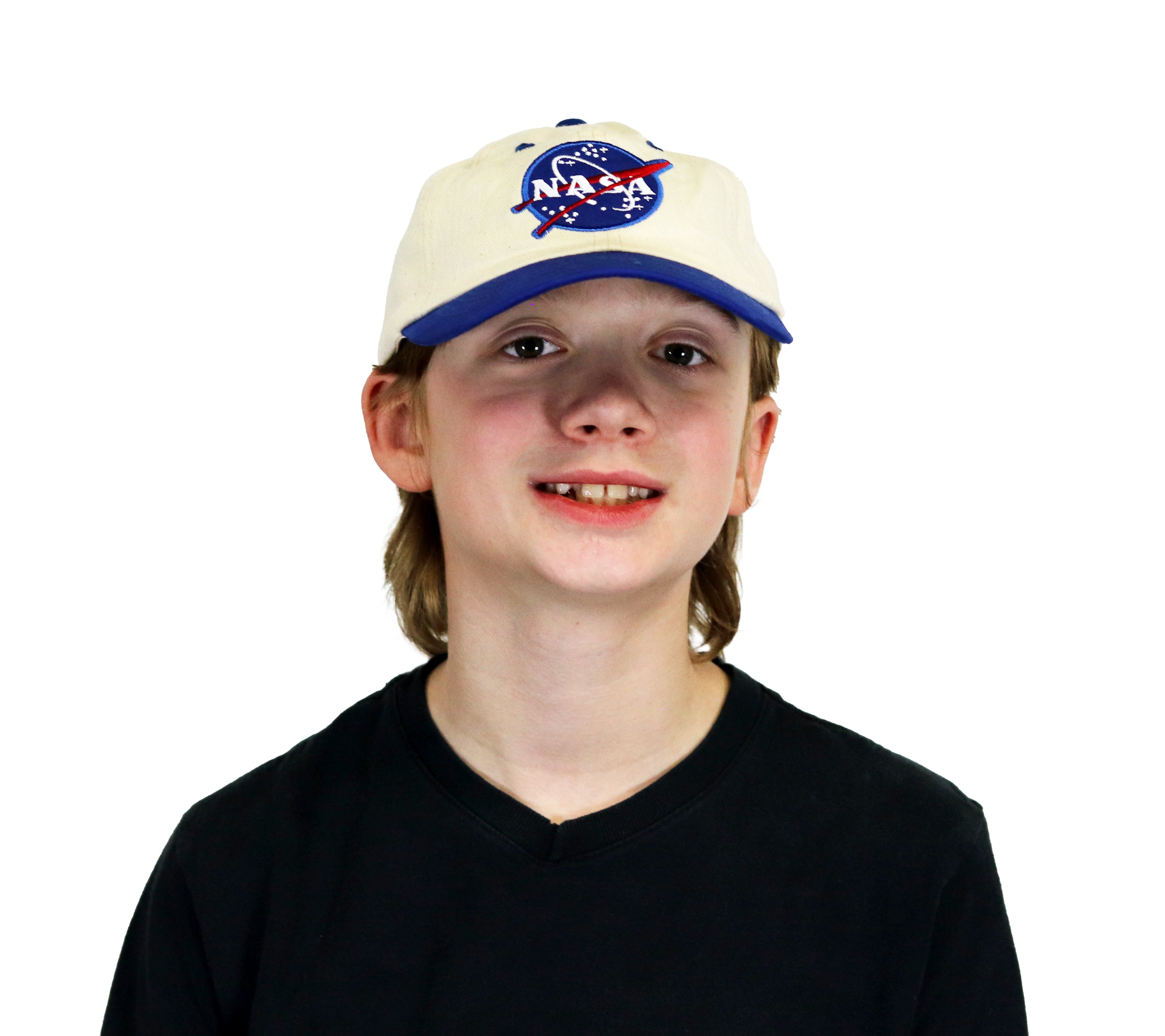 Jr. Flight, Cap Only, Adjustable Youth Size, Blue and White