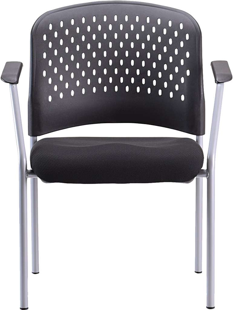 Breeze Chair Without Casters - Black Fabric