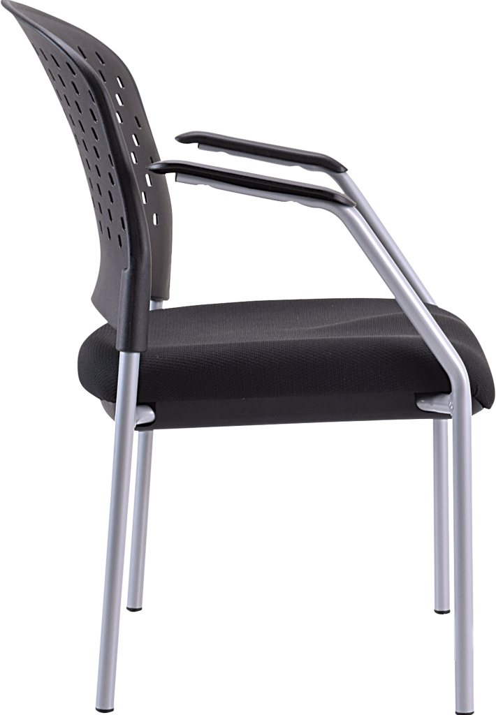 Breeze Chair Without Casters - Black Fabric