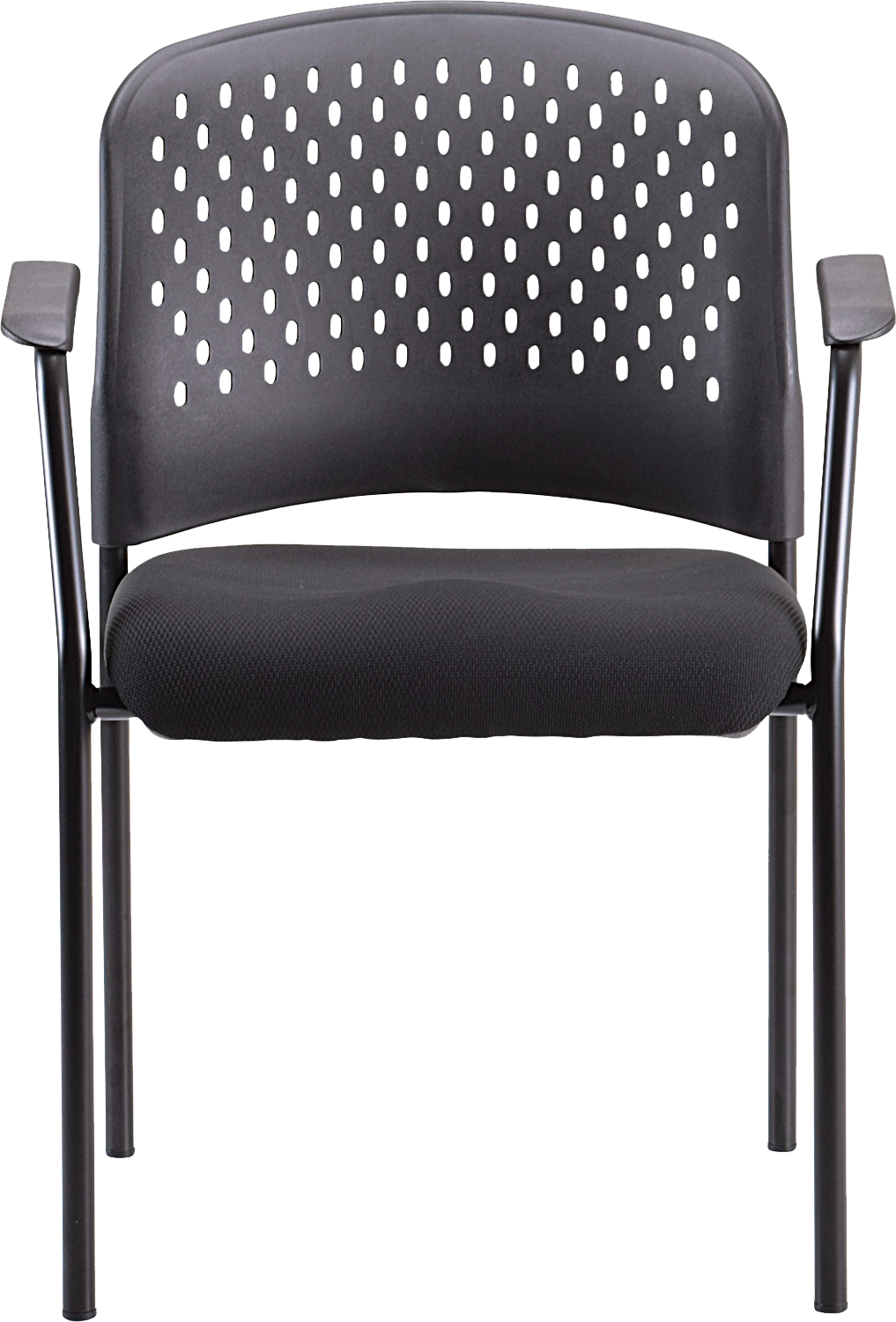 Breeze Chair Without Casters | Black Frame - Black Fabric