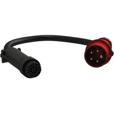 Geist PDU Facility Side Cable - 16/20A, 230/400V WYE - Vertiv Geist PDU - Facility Side Cable 16/20A, 230/400V - Black