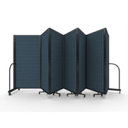 Screenflex Full Motion Divider, 6' x 19'7", Black Frame, Lake