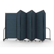 Screenflex Full Motion Divider, 6'10" x 19'7", Black Frame, Lake