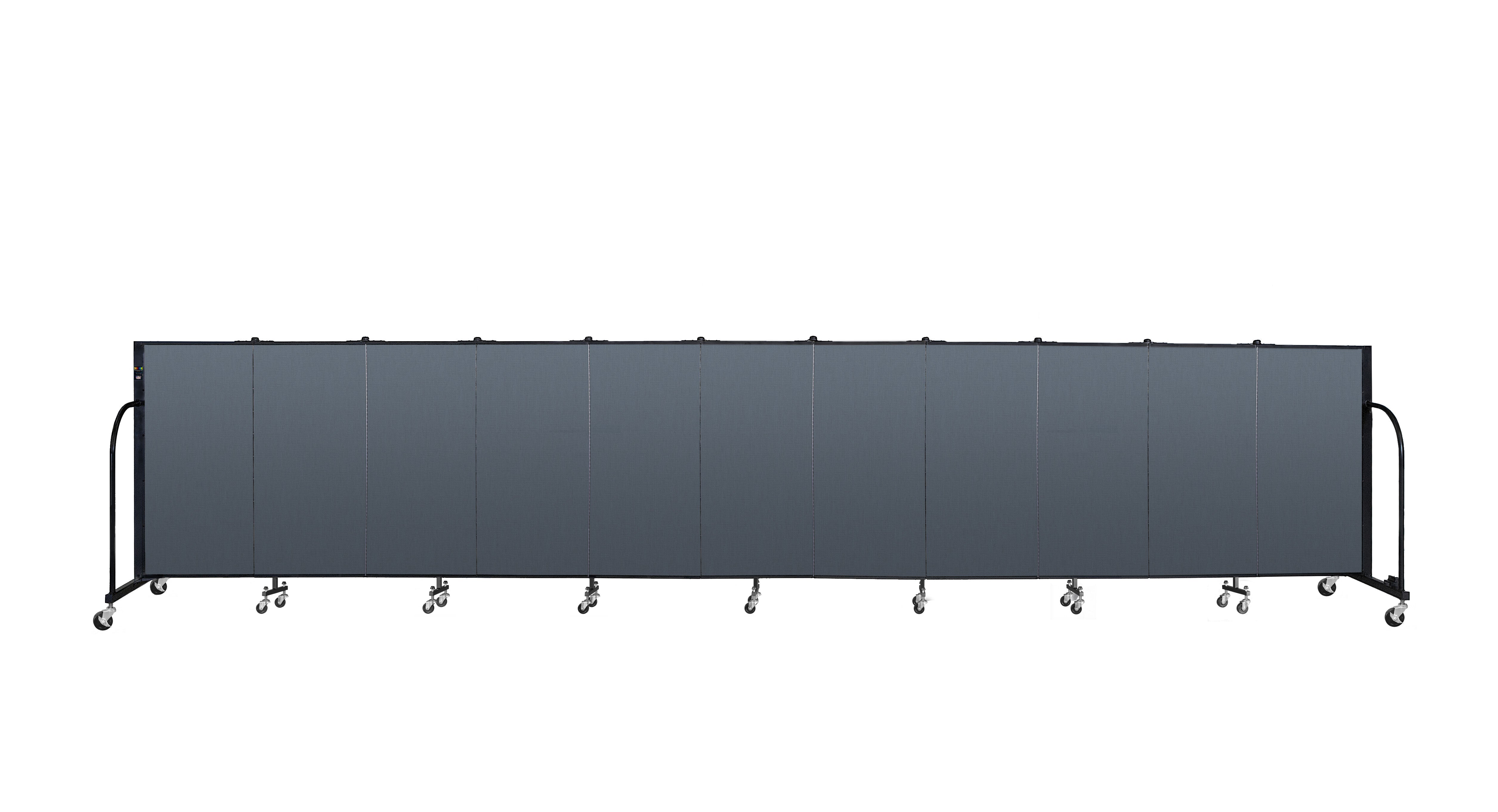 Signature Room Divider - 4'H x 20' 5"L - 11 Panel, Lake, Fabric
