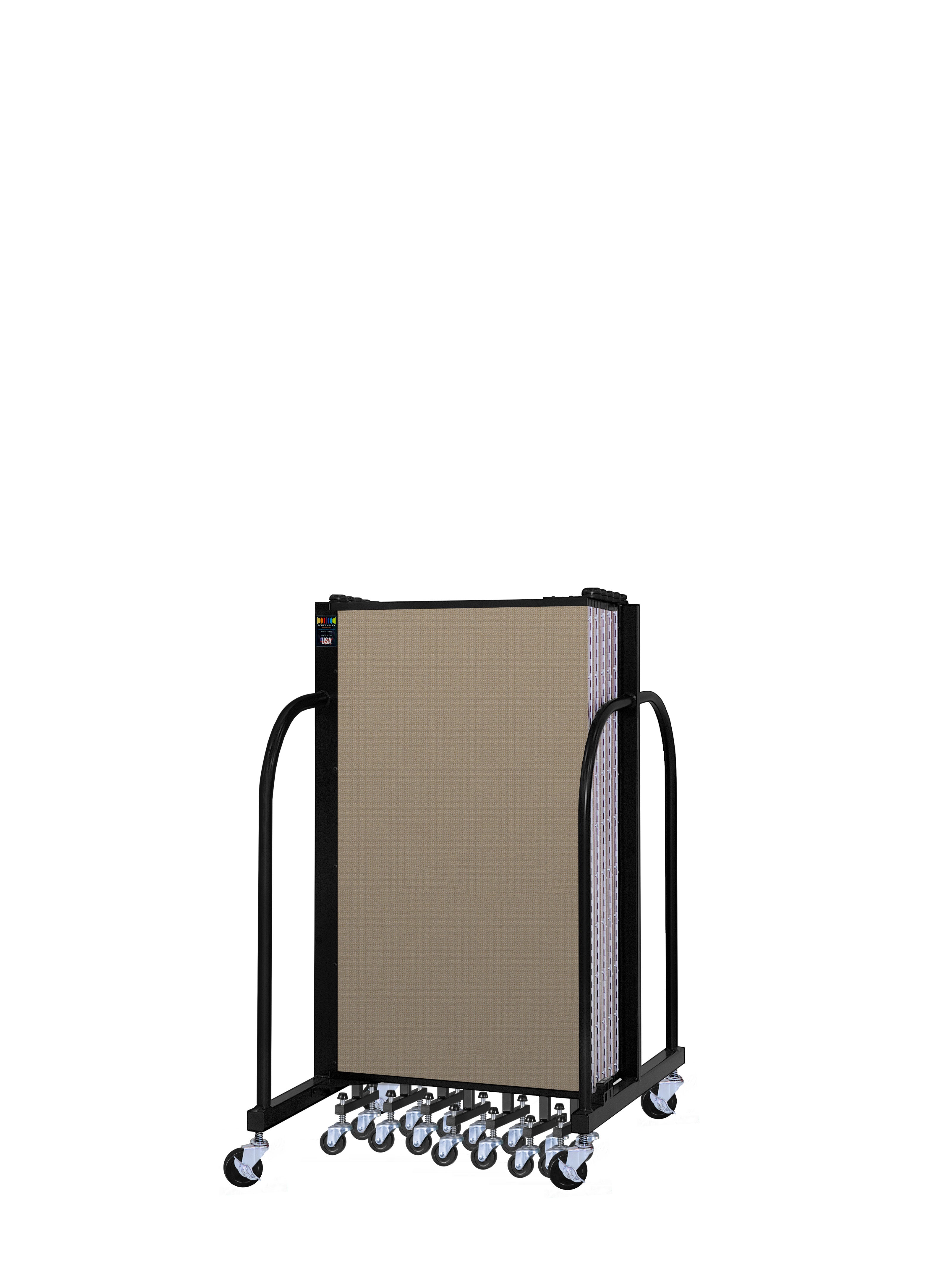 Signature Room Divider - 4'H x 20' 5"L - 11 Panel, Desert, Fabric