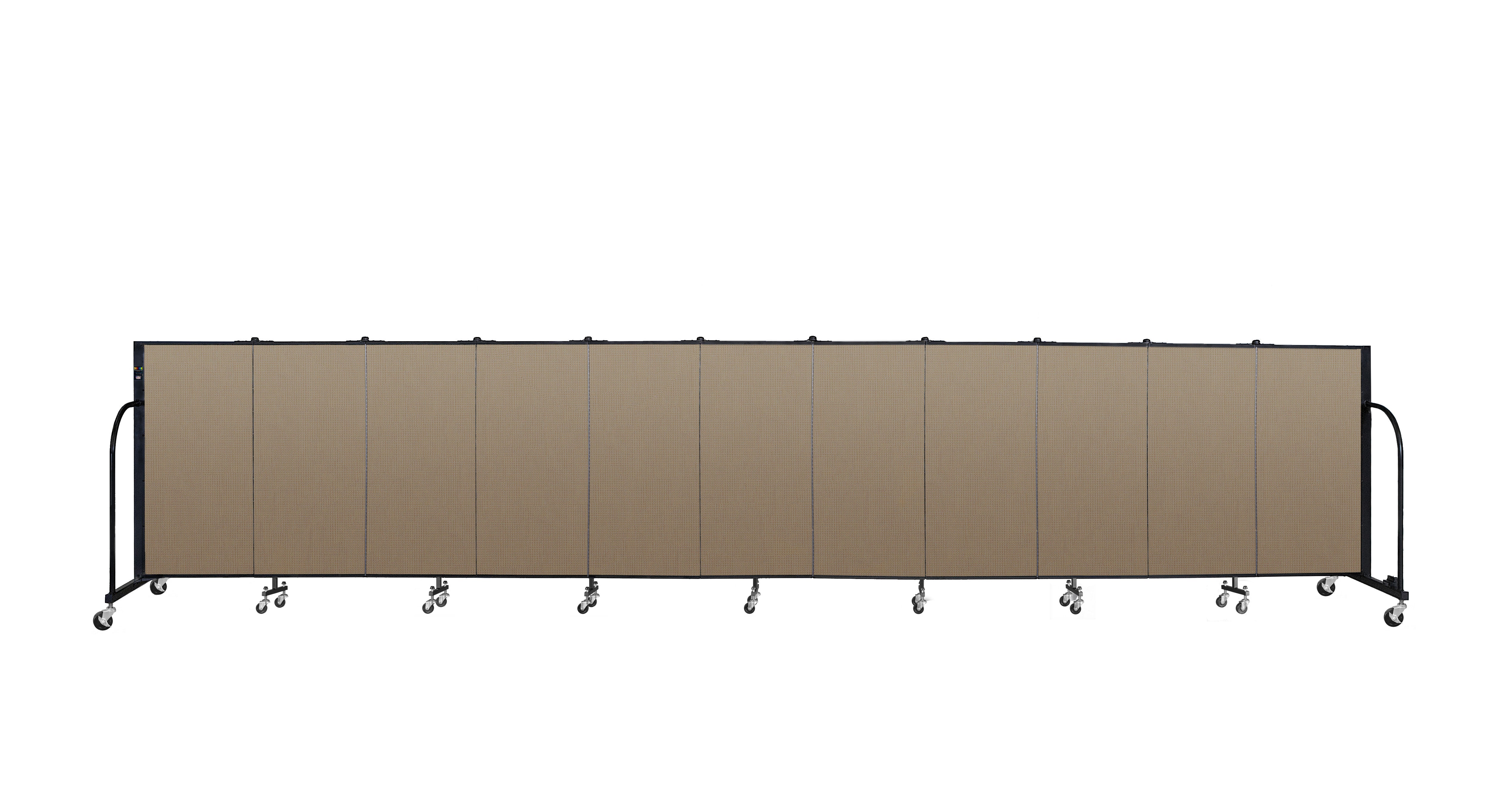 Signature Room Divider - 4'H x 20' 5"L - 11 Panel, Desert, Fabric