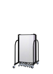 Signature Room Divider - 4'H x 20' 5"L - 11 Panel, Ice, Vinyl
