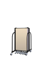 Signature Room Divider - 4'H x 20' 5"L - 11 Panel, Hazelnut, Vinyl