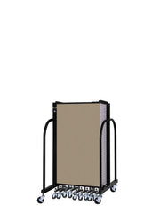 Signature Room Divider - 4'H x 24' 1"L - 13 Panel, Desert, Fabric