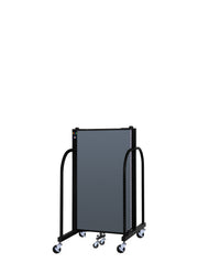 Signature Room Divider - 4'H x 5' 9"L - 3 Panel, Lake, Fabric