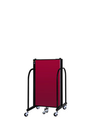 Signature Room Divider - 4'H x 5' 9"L - 3 Panel, Primary Red, Fabric