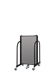 Signature Room Divider - 4'H x 5' 9"L - 3 Panel, Granite, Vinyl