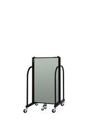 Signature Room Divider - 4'H x 5' 9"L - 3 Panel, Mint, Vinyl