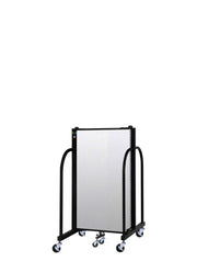 Signature Room Divider - 4'H x 5' 9"L - 3 Panel, Ice, Vinyl