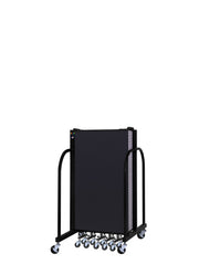 Signature Room Divider - 4'H x 13' 1"L - 7 Panel, Black, Fabric