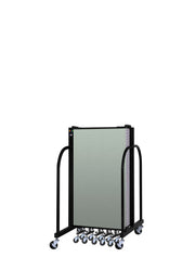 Signature Room Divider - 4'H x 13' 1"L - 7 Panel, Mint, Vinyl