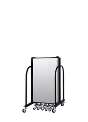 Signature Room Divider - 4'H x 13' 1"L - 7 Panel, Ice, Vinyl