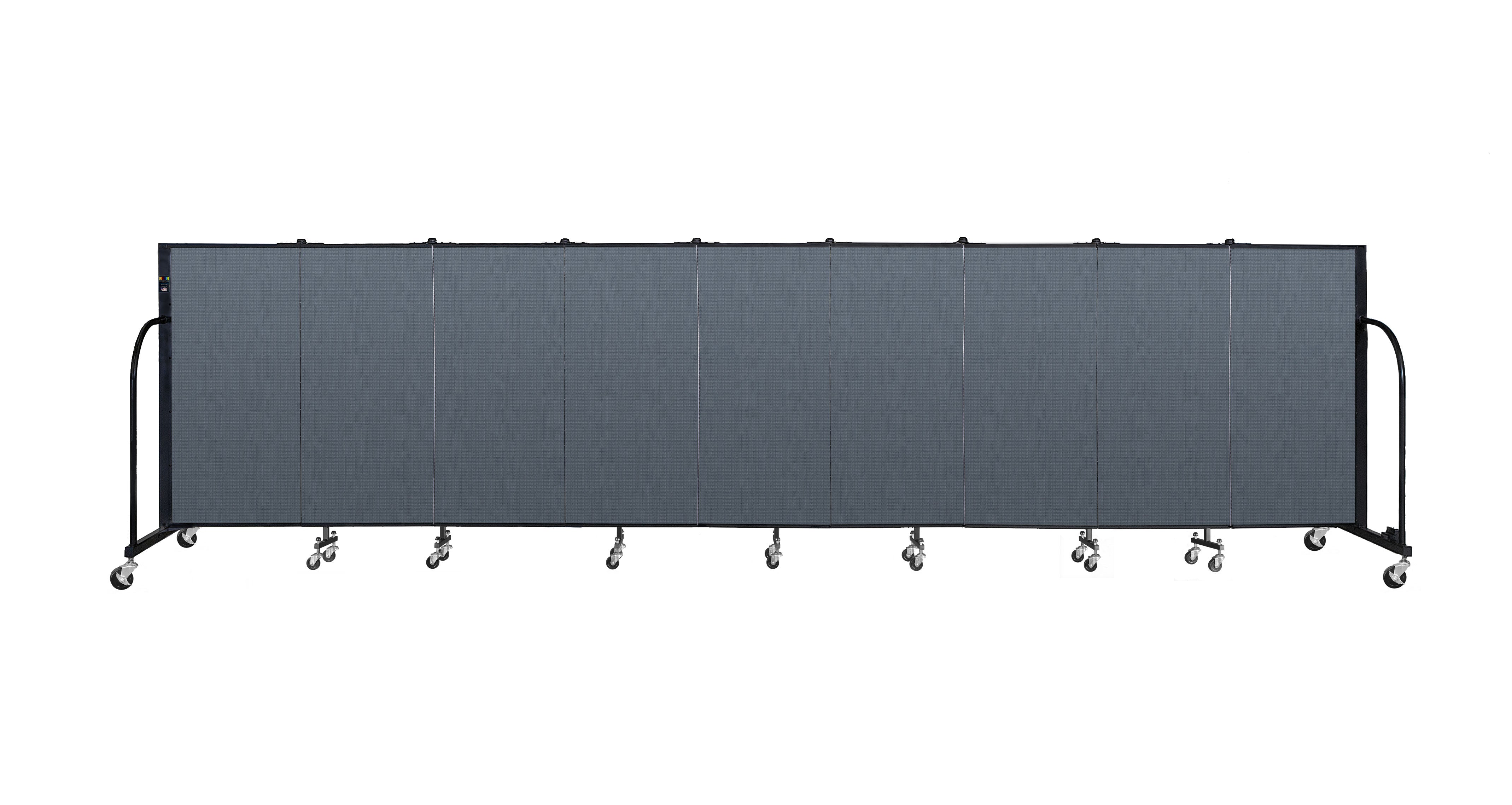 Signature Room Divider - 4'H x 16' 9"L - 9 Panel, Lake, Fabric