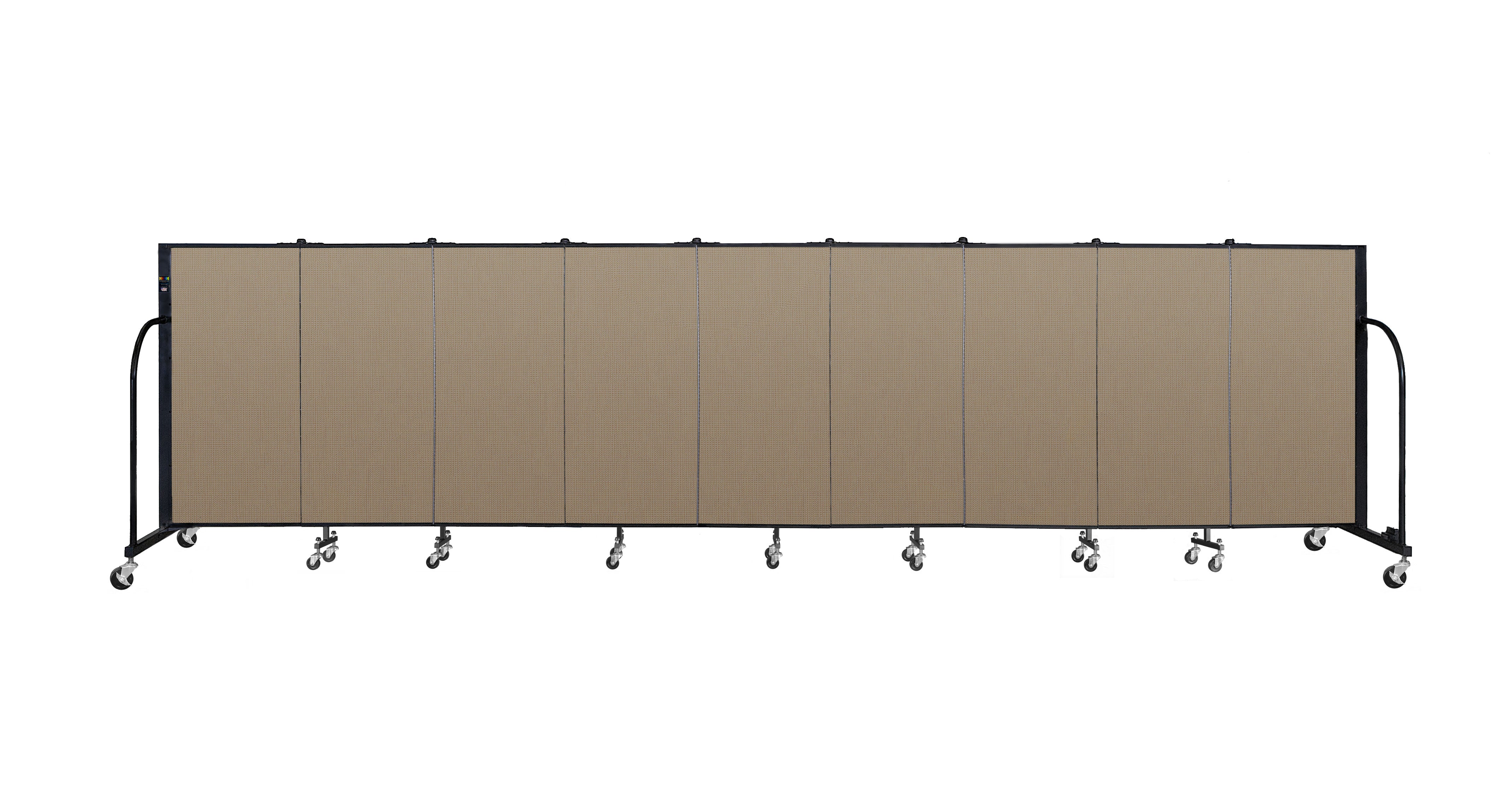 Signature Room Divider - 4'H x 16' 9"L - 9 Panel, Desert, Fabric