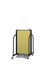 Signature Room Divider - 4'H x 16' 9"L - 9 Panel, Primary Yellow, Fabric