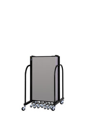 Signature Room Divider - 4'H x 16' 9"L - 9 Panel, Granite, Vinyl