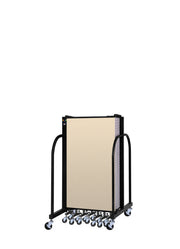 Signature Room Divider - 4'H x 16' 9"L - 9 Panel, Hazelnut, Vinyl