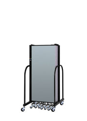 Signature Room Divider - 5'H x 20' 5"L - 11 Panel, Blue Tide, Vinyl