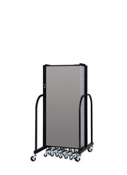 Signature Room Divider - 5'H x 20' 5"L - 11 Panel, Granite, Vinyl